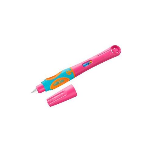 4012700820259 - griffix Füllhalter Lovely Pink für Linkshänder Schreiblernstift mit ergonomischer Griffzone - 1 Stück (820257)