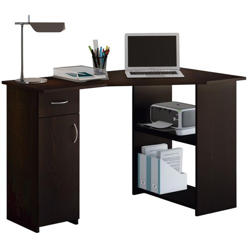 4051814365966 - Eckschreibtisch Winkel rechts 2 Regalfächer & 1 Schrank mit Schubfach B 1180 x T 770 x H 760 mm Sonoma Eiche 4051814365966 - Eckschreibtisch Winkel rechts 2 Regalfächer & 1 Schrank mit Schubfach B 1180 x T 770 x H 760 mm Sonoma Eiche