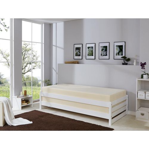 4251105926832 - TiCAA TiCAA Massivholz Stapelliege Stapelbett Einzelbett Gästebett Kiefer 90x200 4251105926832 - TiCAA TiCAA Massivholz Stapelliege Stapelbett Einzelbett Gästebett Kiefer 90x200