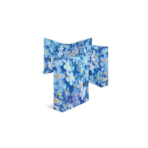 4008705195577 - HERMA Ordner Ordner Blue Flowers Rückenbreite 7 cm DIN A4 Karton Motiv St