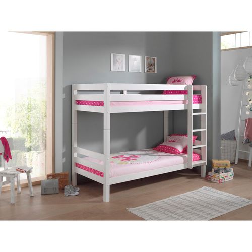 5420070230094 - VIPACK - Etagen-Hochbett Pino 160 cm Höhe Ausf Kiefer massiv weiß lackiert 5420070230094 - VIPACK - Etagen-Hochbett Pino 160 cm Höhe Ausf Kiefer massiv weiß lackiert