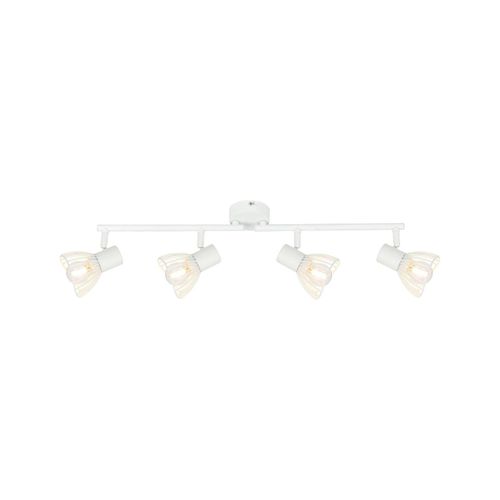 4004353334696 - Lampe Elhi Spotrohr 4flg weiß 4x D45 E14 40W geeignet für Tropfenlampen (nicht enthalten) Köpfe schwenkbar Arme drehbar - weiß - Brilliant 4004353334696 - Lampe Elhi Spotrohr 4flg weiß 4x D45 E14 40W geeignet für Tropfenlampen (nicht enthalten) Köpfe schwenkbar Arme drehbar - weiß - Brilliant