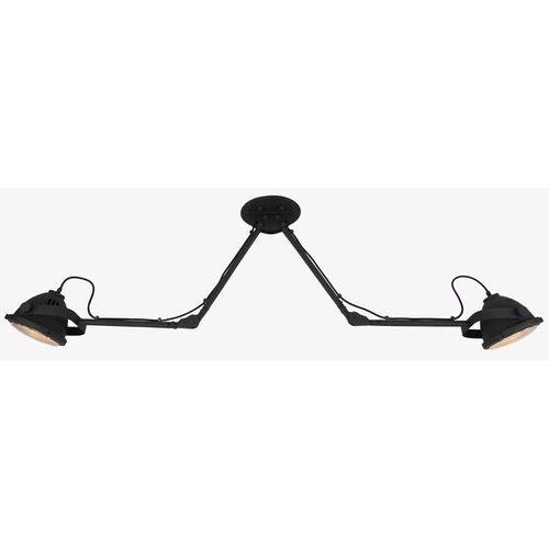 4004353322501 - Lampe Carmen Deckenspot 2flg schwarz korund - Brilliant