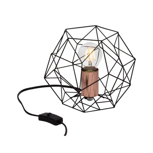 4004353240485 - Lampe Synergy Tischleuchte schwarz kupfer | 1x A60 E27 60W geeignet für Normallampen (nicht enthalten) | Mit Schnurzwischenschalter - Brilliant 4004353240485 - Lampe Synergy Tischleuchte schwarz kupfer | 1x A60 E27 60W geeignet für Normallampen (nicht enthalten) | Mit Schnurzwischenschalter - Brilliant