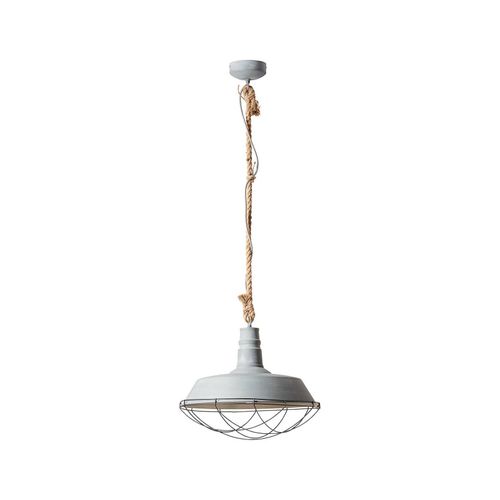 4004353246777 - Lampe Rope Pendelleuchte 47cm grau Beton 1x A60 E27 60W geeignet für Normallampen (nicht enthalten) Für LED-Leuchtmittel geeignet - Brilliant 4004353246777 - Lampe Rope Pendelleuchte 47cm grau Beton 1x A60 E27 60W geeignet für Normallampen (nicht enthalten) Für LED-Leuchtmittel geeignet - Brilliant