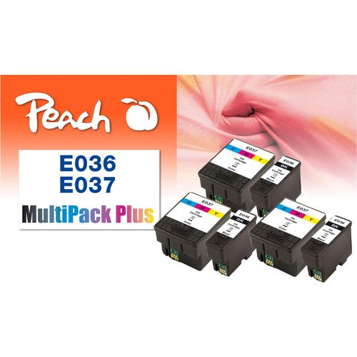 7640162839938 - E36 6 Druckerpatronen bk ersetzt Epson T036 T037 für zB Epson Stylus C 42 Epson Stylus C 42 Plus Epson Stylus C 42 S Epson Stylus C 42 SX