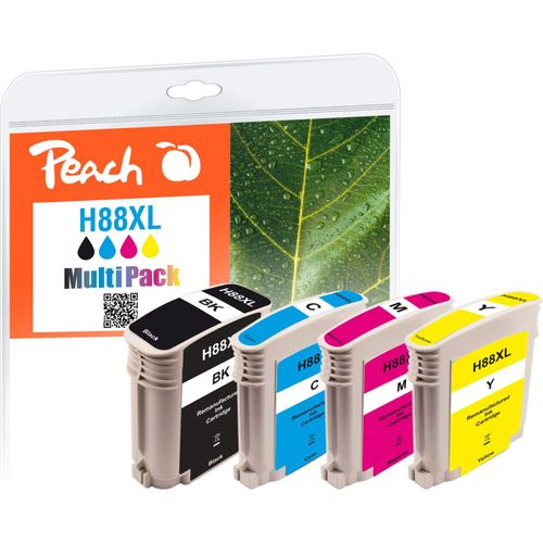 7640155893947 - HP 88 XL 4 Druckerpatronen XL (bk c m y) ersetzt HP No 88XL C9391AE C9392AE C9393AE C9396AE für zB HP OfficeJet Pro K 5300 (wiederaufbereitet) 7640155893947 - HP 88 XL 4 Druckerpatronen XL (bk c m y) ersetzt HP No 88XL C9391AE C9392AE C9393AE C9396AE für zB HP OfficeJet Pro K 5300 (wiederaufbereitet)