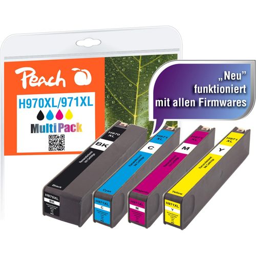 7640155896634 - HP 970 XL 4 Druckerpatronen XL (bk c m y) ersetzt HP No 970XL No 971XL CN625A CN626A CN627A CN628A für zB HP OfficeJet Pro X 476 dw (wiederaufbereitet) 7640155896634 - HP 970 XL 4 Druckerpatronen XL (bk c m y) ersetzt HP No 970XL No 971XL CN625A CN626A CN627A CN628A für zB HP OfficeJet Pro X 476 dw (wiederaufbereitet)