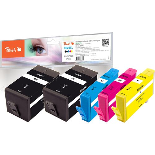 7640155893954 - HP 920 XL 5 Druckerpatronen XL (2*bk c m y) ersetzt HP No 920XL C2N92AE für zB HP OfficeJet 6000 HP OfficeJet 6500 A HP OfficeJet 6500 (wiederaufbereitet)