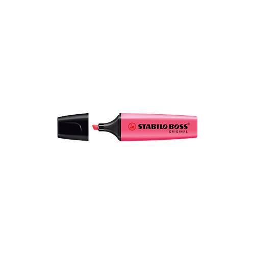 4006381215787 - Textmarker STABILO® BOSS Original Keilspitze lichtbeständig schnell trocknend pink 10 Stück