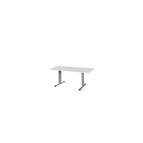 4250510839430 - Select Besprechungstisch Planova Basic Rechteck T-Fuß B 1600 x T 800 x H 717 mm lichtgrau weißaluminium RAL 9006 4250510839430 - Select Besprechungstisch Planova Basic Rechteck T-Fuß B 1600 x T 800 x H 717 mm lichtgrau weißaluminium RAL 9006