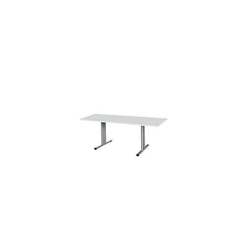 4250510839461 - Select Besprechungstisch Planova Basic Rechteck T-Fuß B 1800 x T 800 x H 717 mm lichtgrau weißaluminium RAL 9006 4250510839461 - Select Besprechungstisch Planova Basic Rechteck T-Fuß B 1800 x T 800 x H 717 mm lichtgrau weißaluminium RAL 9006