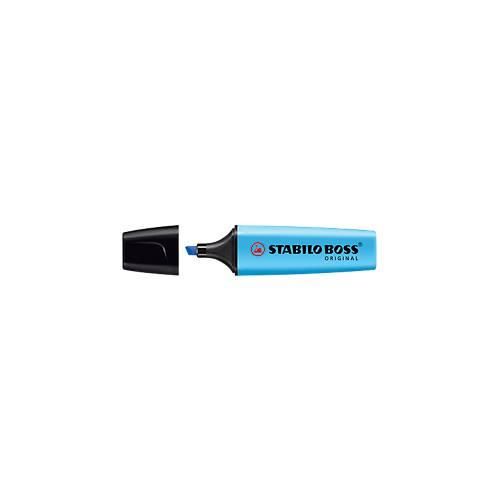 4006381333634 - Textmarker STABILO® BOSS Original Keilspitze lichtbeständig schnell trocknend blau 1 Stück 4006381333634 - Textmarker STABILO® BOSS Original Keilspitze lichtbeständig schnell trocknend blau 1 Stück