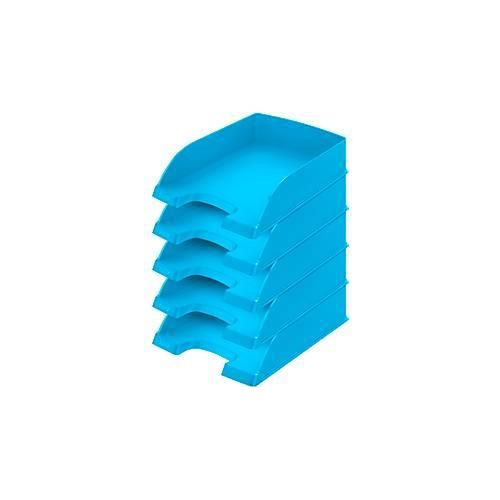 4002432550524 - LEITZ® Ablagekorb Standard 5227 Kunststoff 5 Stück hellblau