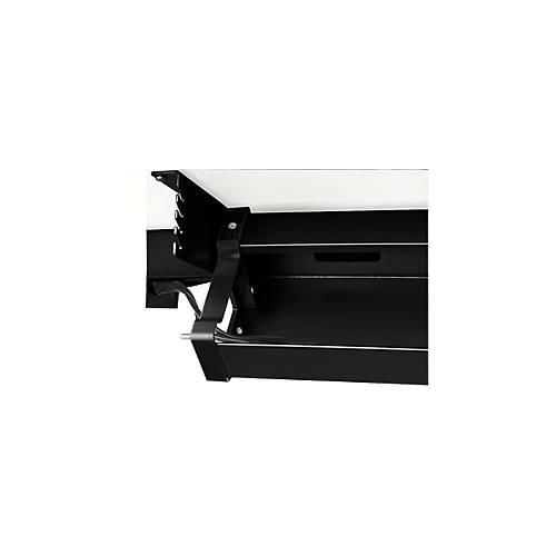 4260238829163 - Schäfer Shop Select Kabelwanne Standard für höhenverstellbare Schreibtische ab B 1400 mm abklappbar schwarz