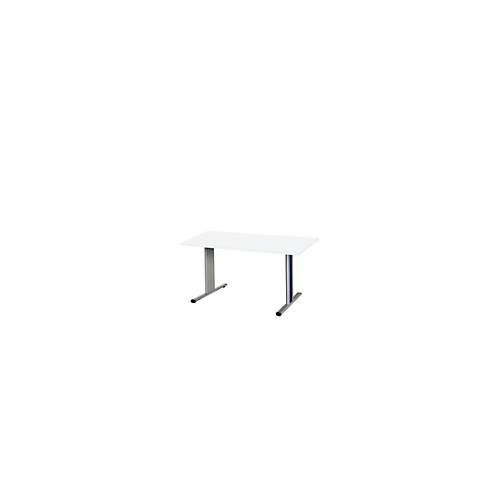 4250510830154 - Select Besprechungstisch Planova Basic Rechteck T-Fuß B 1400 x T 800 x H 717 mm weiß weißaluminium RAL 9006 4250510830154 - Select Besprechungstisch Planova Basic Rechteck T-Fuß B 1400 x T 800 x H 717 mm weiß weißaluminium RAL 9006