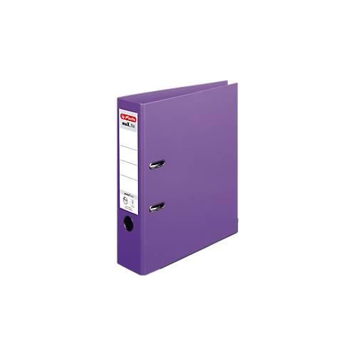 4008110308272 - herlitz Ordner maXfile protect plus DIN A4 Rückenbreite 80 mm 10 Stück violett