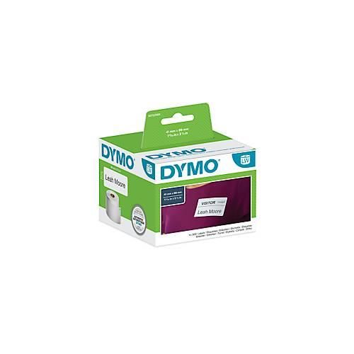 5411313113564 - DYMO Original LabelWriter Etiketten für kleine Namensschilder | 41 mm x 89 mm | Rolle mit 300 leicht ablösbaren Etiketten | selbstklebend | für LabelWriter Etikettendrucker und Beschriftungsgerät 5411313113564 - DYMO Original LabelWriter Etiketten für kleine Namensschilder | 41 mm x 89 mm | Rolle mit 300 leicht ablösbaren Etiketten | selbstklebend | für LabelWriter Etikettendrucker und Beschriftungsgerät