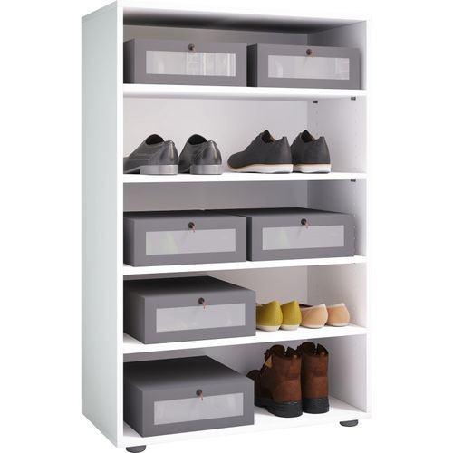 4051814413872 - VCM Regal LONA (BHT 70x110x37 cm) BHT 70x110x37 cm weiß Standregal Bücherregal Bücherregal Schuhregal 4051814413872 - VCM Regal LONA (BHT 70x110x37 cm) BHT 70x110x37 cm weiß Standregal Bücherregal Bücherregal Schuhregal