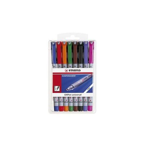 4006381115148 - Folienstift OHPen Universal 852 F farbig sortiert 07 mm 8er-Etui non-permanent 4006381115148 Stabilo