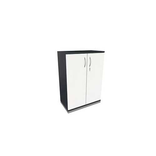 4260429764600 - fm Aktenschrank Sidney 4260429764600 lavagrau weiß 2 Fachböden 800 x 442 x 1133 cm