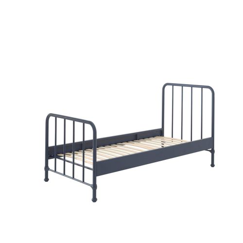 5420070235631 - VIPACK - BRONXX Metallbett im coolen Look Blau Denim matt Liegefläche 90 x 200 cm 5420070235631 - VIPACK - BRONXX Metallbett im coolen Look Blau Denim matt Liegefläche 90 x 200 cm