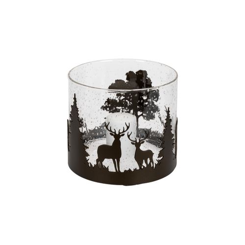 7640133885094 - Glasi Hergiswil Kerzenhalter »Wald«