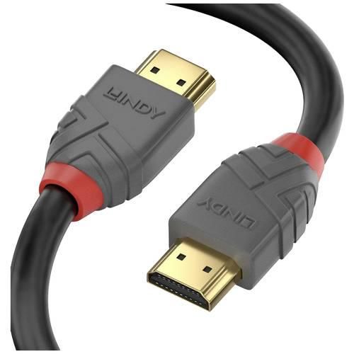 4002888369688 - LINDY Anschlusskabel HDMI-A Stecker HDMI-A Stecker 1500 m Schwarz Grau 36968 HDMI-Kabel