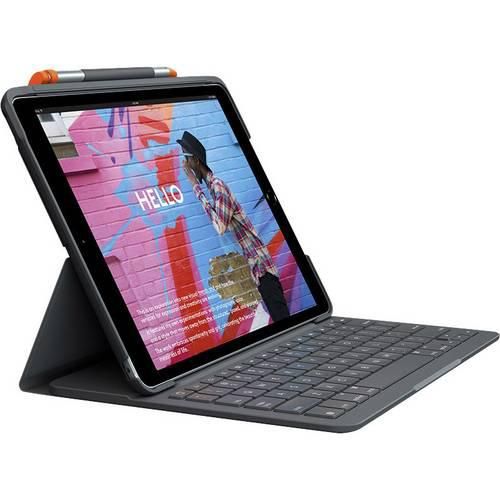 5099206088252 - Slim Folio Tablet-Tastatur mit BookCover Passend für Marke (Tablet) Apple iPad (7 Generation) iPad (8 Generation) iPad (9 Generation)