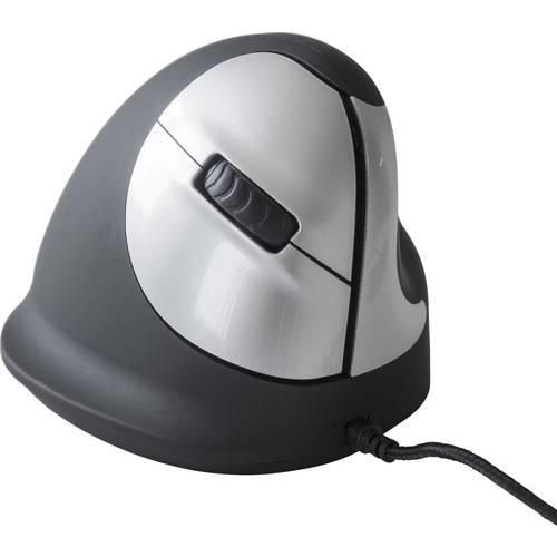 6956993300013 - R-Go Tools Kabelgebundene Vertical Ergonomische Optische Maus HE (165-195mm) Für Rechtshänder 16 USB-A Kabel Schwarz Silber 6956993300013 - R-Go Tools Kabelgebundene Vertical Ergonomische Optische Maus HE (165-195mm) Für Rechtshänder 16 USB-A Kabel Schwarz Silber