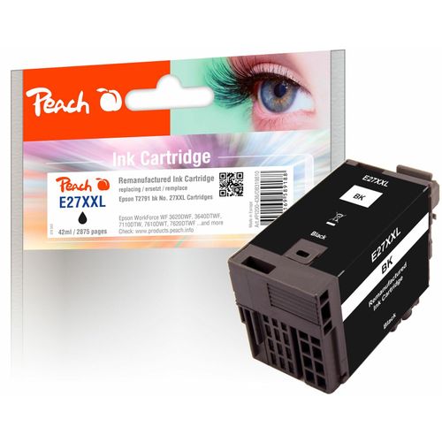7640169589188 - E27 Druckerpatrone XL bk ersetzt Epson T2791 No 27XXL bk C13T27914010 für zB Epson WorkForce WF -3600 Epson WorkForce WF -3620 DWF (wiederaufbereitet) 7640169589188 - E27 Druckerpatrone XL bk ersetzt Epson T2791 No 27XXL bk C13T27914010 für zB Epson WorkForce WF -3600 Epson WorkForce WF -3620 DWF (wiederaufbereitet)