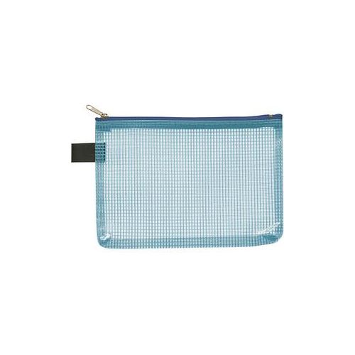 4250037428117 - Reißverschlußtasche Mesh Bag PVC A6 173x118mm farblos blau 4250037428117 40476-44 10 Stück