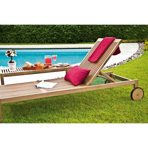 7896403702572 - Gartenliege 5-fach verstellbar Tauari Holz - Tramontina