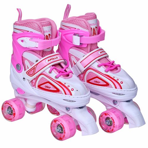 4250518567632 - LED Rollschuhe größenverstellbar Super Quads X-Pro