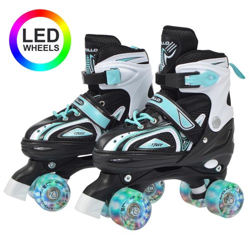 4250518564945 - LED Rollschuhe größenverstellbar Super Quads X-Pro