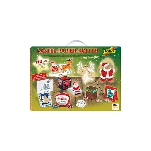 4001868009224 - Bastelset Papier-Koffer Weihnachten 110-tlg mehrfarbig 4001868009224 folia 4001868009224 - Bastelset Papier-Koffer Weihnachten 110-tlg mehrfarbig 4001868009224 folia