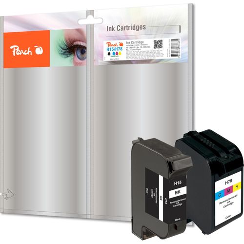 7640108778635 - H15 2 Druckköpfe (bk col) ersetzt HP No 15 No 78D C6615A C6578D für zB HP DeskJet 940 C HP PSC 950 HP Color Copier 310 HP Fax 1230 (wiederaufbereitet) 7640108778635 - H15 2 Druckköpfe (bk col) ersetzt HP No 15 No 78D C6615A C6578D für zB HP DeskJet 940 C HP PSC 950 HP Color Copier 310 HP Fax 1230 (wiederaufbereitet)