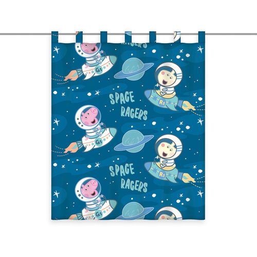 4006891956651 - Vorhang PEPPA PIG Glow in the dark Gardinen Gr 160 cm Schlaufen 140 cm blau Schlaufen 4006891956651 - Vorhang PEPPA PIG Glow in the dark Gardinen Gr 160 cm Schlaufen 140 cm blau Schlaufen
