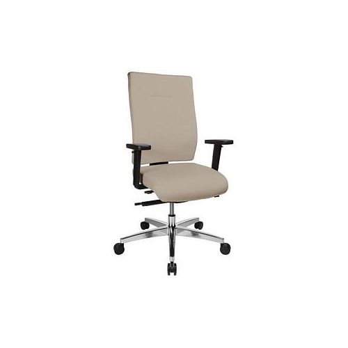 4014296956282 - Bürostuhl Sitness 70 PS79BH W53 Stoff beige Gestell alu