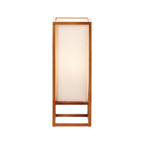 4004353391569 - Lampe Seaside Tischleuchte 53cm natur weiß 1x A60 E27 40W Mit Schnurzwischenschalter - braun - Brilliant