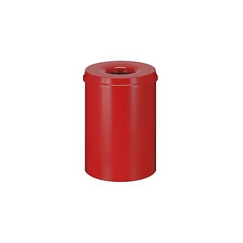 8713631001965 - Abfallsammler für den Innenbereich Volumen 50 l selbstlöschender Deckel Ø 335 x H 625 mm Stahl pulverbeschichtet rot rot 8713631001965 - Abfallsammler für den Innenbereich Volumen 50 l selbstlöschender Deckel Ø 335 x H 625 mm Stahl pulverbeschichtet rot rot