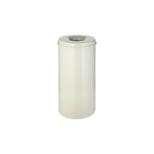 8713631001989 - Abfallsammler für den Innenbereich Volumen 50 l selbstlöschender Deckel Ø 335 x H 625 mm Stahl pulverbeschichtet weiß weiß 8713631001989 - Abfallsammler für den Innenbereich Volumen 50 l selbstlöschender Deckel Ø 335 x H 625 mm Stahl pulverbeschichtet weiß weiß
