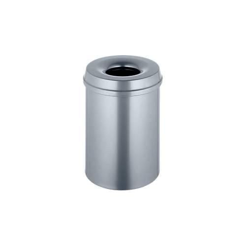 8713631001194 - Abfallsammler für den Innen- & Außenbereich Volumen 15 l selbstlöschender Deckel Ø 255 x H 300 mm Metall silber silber 8713631001194 - Abfallsammler für den Innen- & Außenbereich Volumen 15 l selbstlöschender Deckel Ø 255 x H 300 mm Metall silber silber