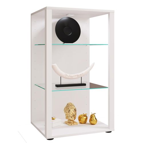 4051814424175 - Glasvitrine stehend Vitrine Glas mit ESG-Sicherheitsglas Maße ca H 90 x B 52 x T 44 cm Standvitrine Glas Modern und platzsparend Glas Vitrinenschrank – Glasol XL 4051814424175 - Glasvitrine stehend Vitrine Glas mit ESG-Sicherheitsglas Maße ca H 90 x B 52 x T 44 cm Standvitrine Glas Modern und platzsparend Glas Vitrinenschrank – Glasol XL