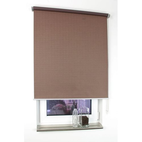 4016318025716 - Rollo Seitenzugrollo Verdunkelung 175 x 80 cm Struktur braun