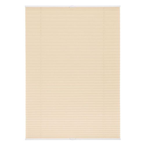 4250434105123 - Plissee ORIGINAL Klemmfix Plissees Gr 130 cm zweiseitig verschiebbar 45 cm beige (creme weiß) Kinder Klemm-Plissee Plissee Sonnenschutz-Plissee Kinderzimmer-Plissees Faltenstore