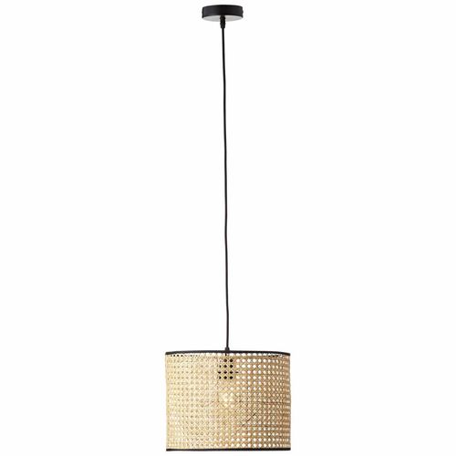 4004353351662 - Lampe Wiley Pendelleuchte 30cm rattan 1x A60 E27 60W geeignet für Normallampen (nicht enthalten) Kabel kürzbar - braun - Brilliant