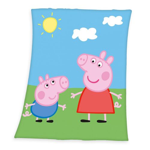 4006891939944 - Peppa Pig Fleece-Decke Größe 160 x 130 cm