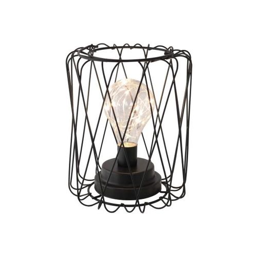 5711512007627 - Scantrend - led Deko-Lampe im Industrial Style 17 x 17 x 21 cm schwarz - Schwarz