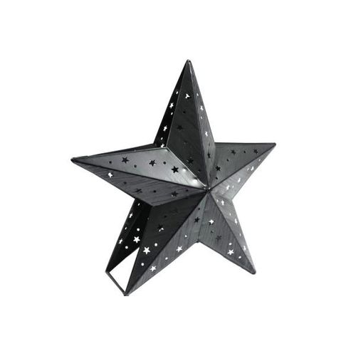 4057984006289 - X-Mas Metallstern mit Teelichthalter grau-washed 35 cm - Grau-washed 4057984006289 - X-Mas Metallstern mit Teelichthalter grau-washed 35 cm - Grau-washed